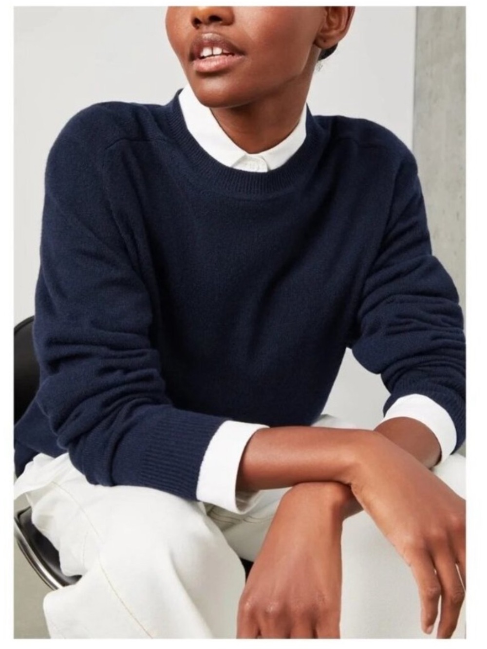 GOOP GWYN Gia Cashmere Oversized Sweater Size Small